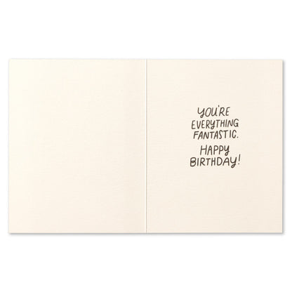 "You're the lights, the music, and the party" Birthday Card