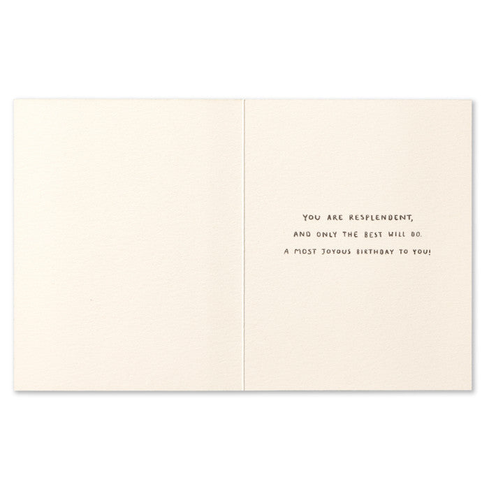 "Sorry If I Overdressed" Birthday Card