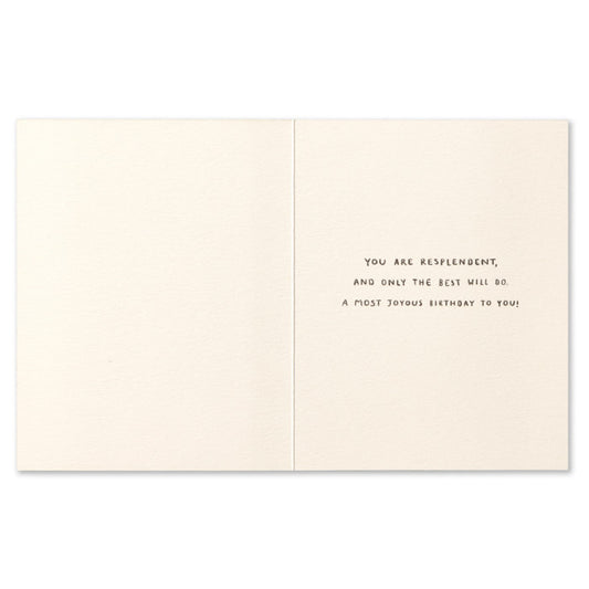 "Sorry If I Overdressed" Birthday Card