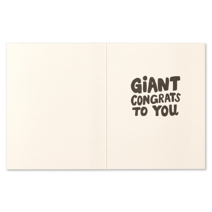 "OMG This is Huge" Congratulations Cards