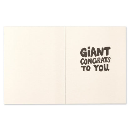 "OMG This is Huge" Congratulations Cards