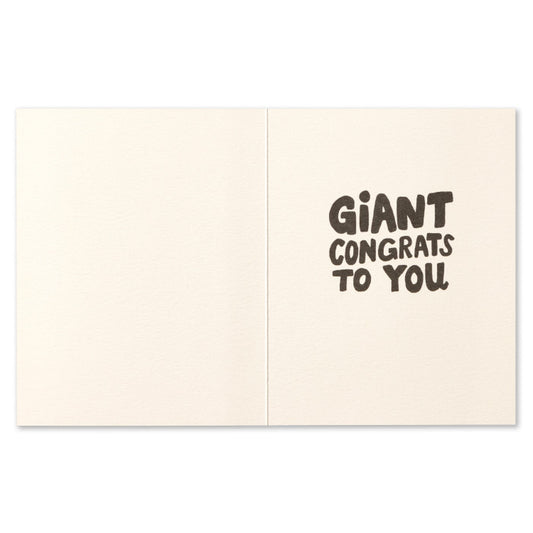 "OMG This is Huge" Congratulations Cards