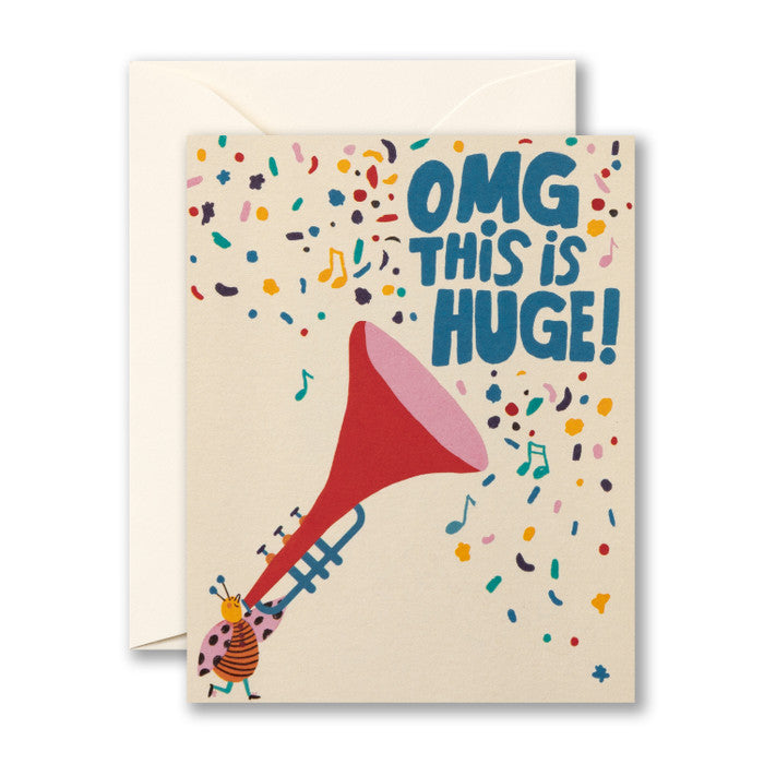 "OMG This is Huge" Congratulations Cards