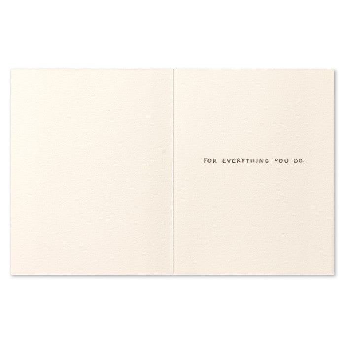 "Big, Big Gratitude" Thank You Card