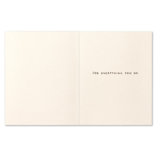 "Big, Big Gratitude" Thank You Card
