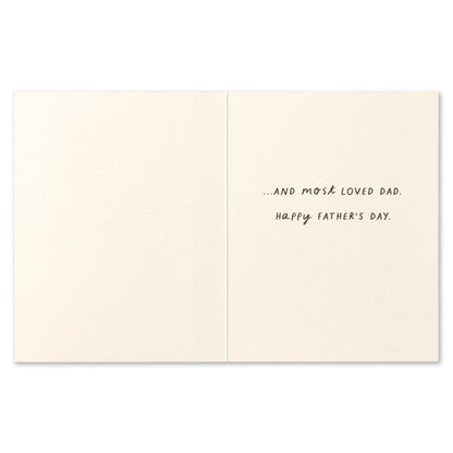 "Champion of the Shoulder Ride" Father's Day Card