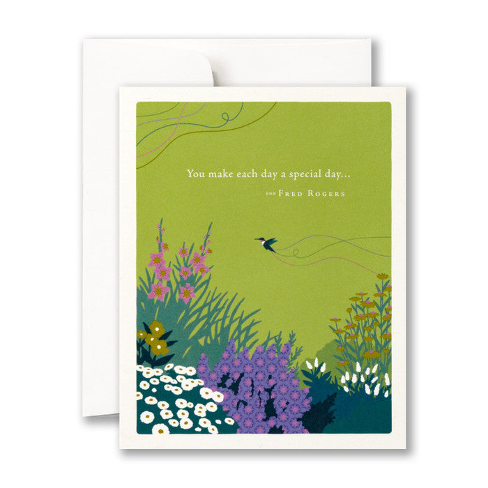 "You make each day a special day" Friendship Card