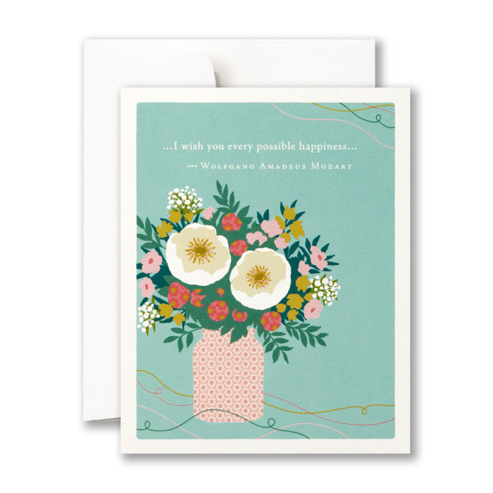 "I wish you every possible happiness" Wedding Shower Card