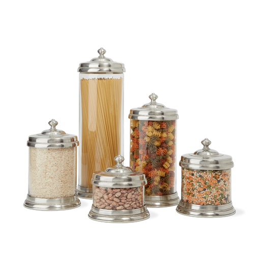 Small Glass Canister | MATCH Pewter