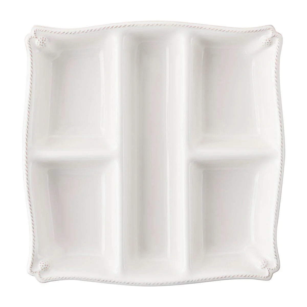 Juliska Berry & Thread Whitewash Appetizer Platter