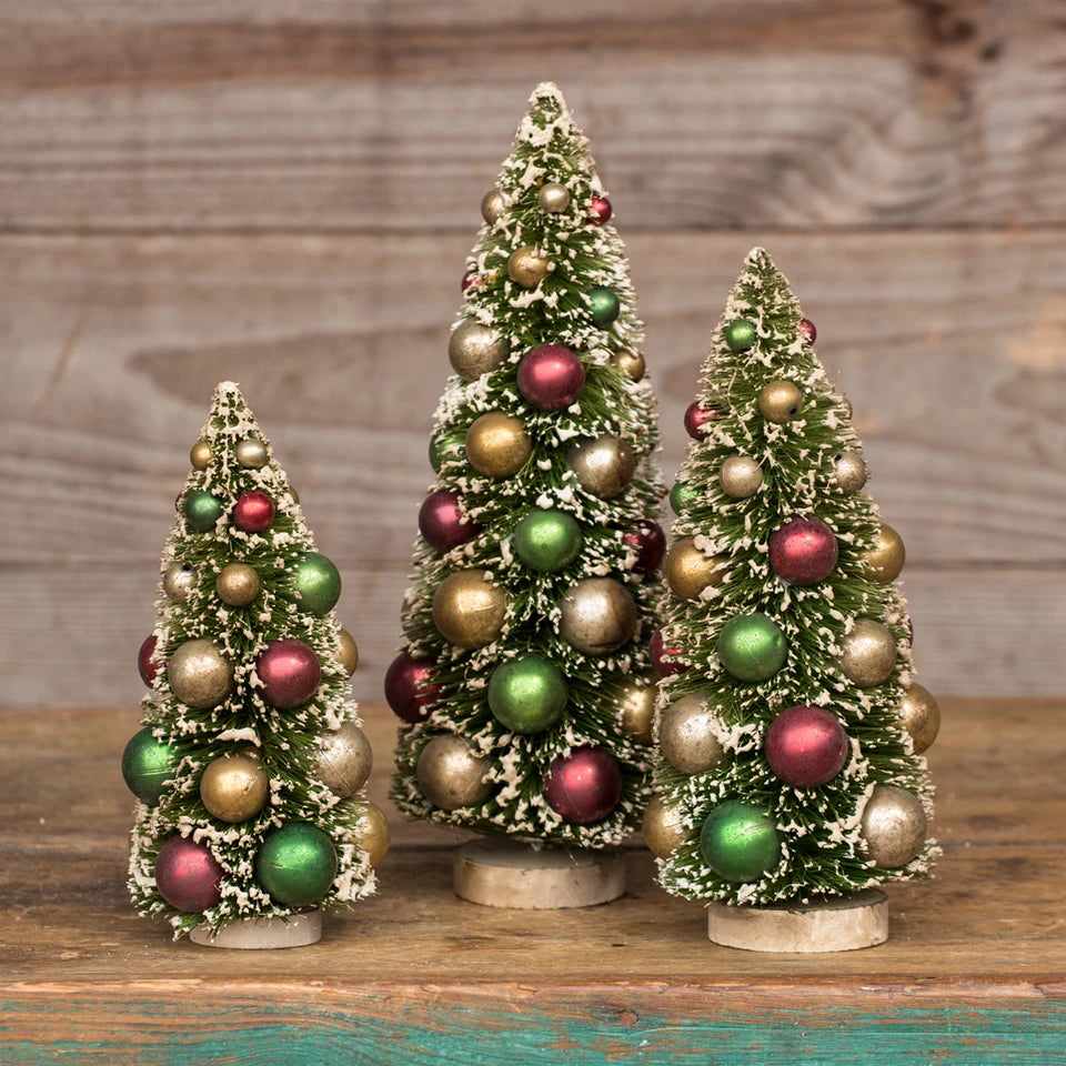 10" Multicolor Bead Bottlebrush Tree