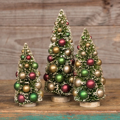 10" Multicolor Bead Bottlebrush Tree