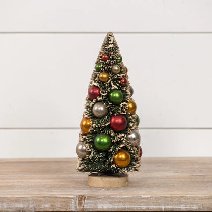 10" Multicolor Bead Bottlebrush Tree