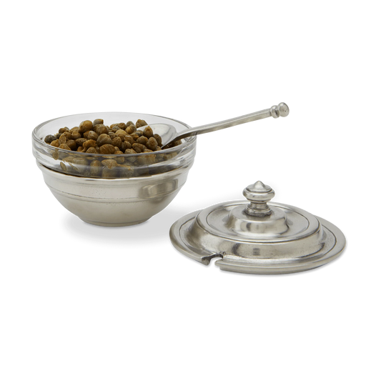 Condiment Uno Ser with Lid | MATCH Pewter