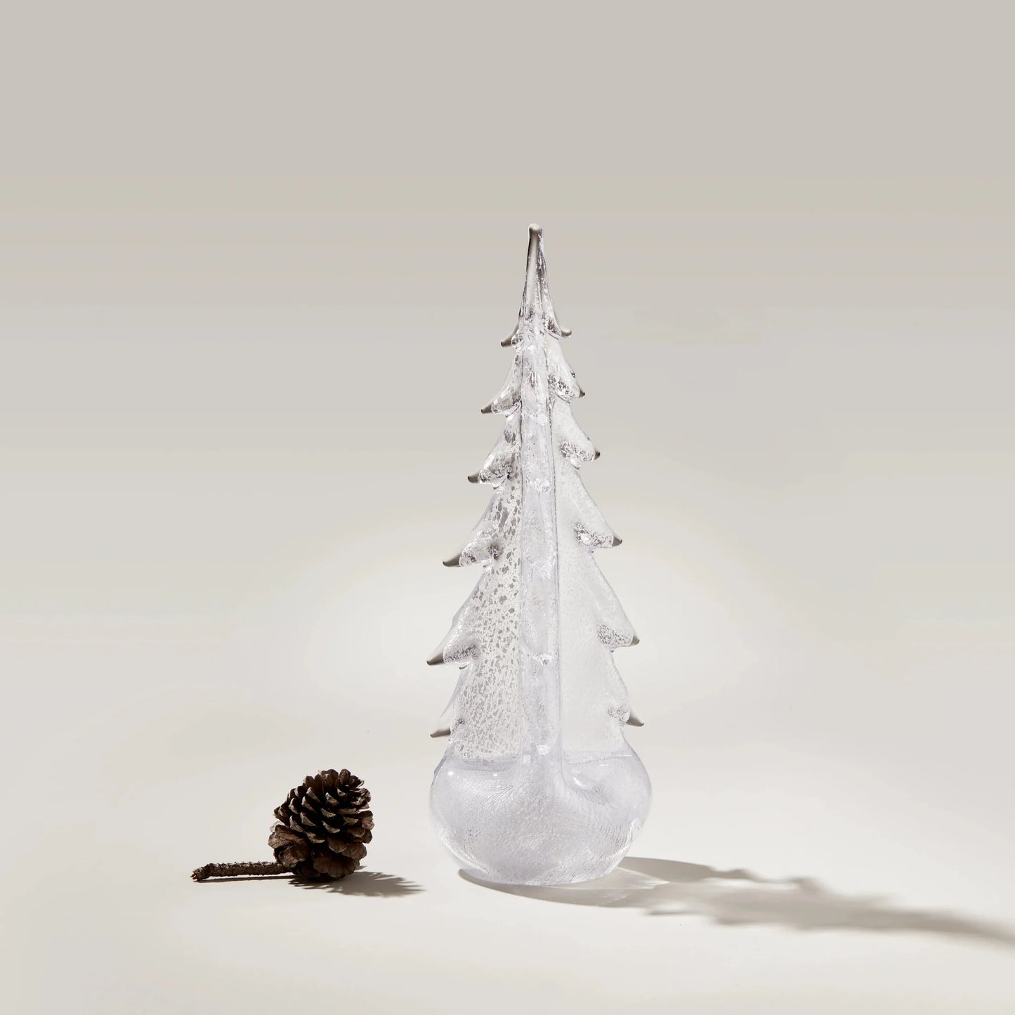 Simon Pearce Silver Leaf Evergreen Tree