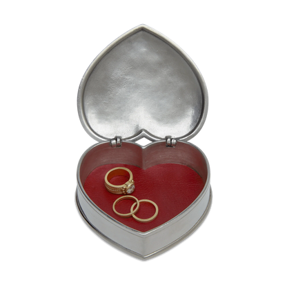 Lidded Heart Box | MATCH Pewter