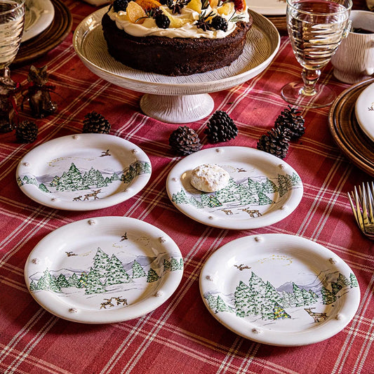 Juliska Berry & Thread North Side/Cocktail Plates (Set of 4)