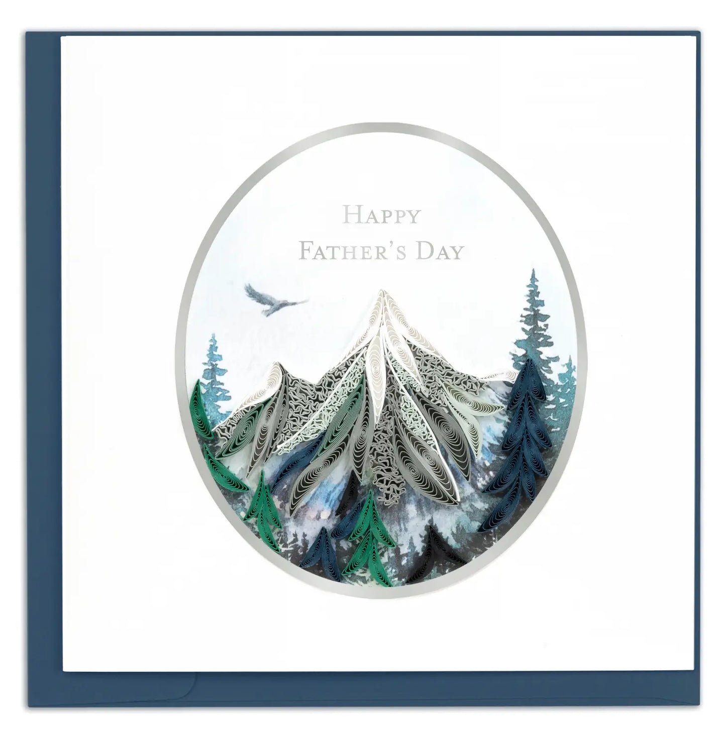 Quilling Card - Father's Day Landscape Greeting Card