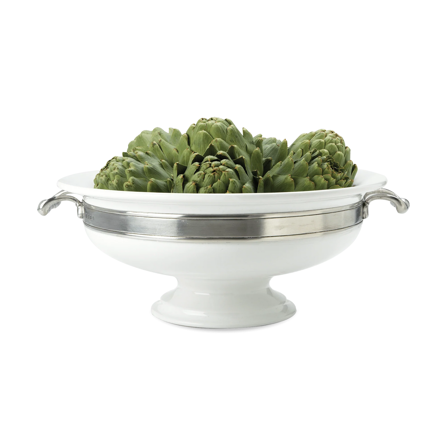 Convivio Centerpiece with Handles | MATCH Pewter