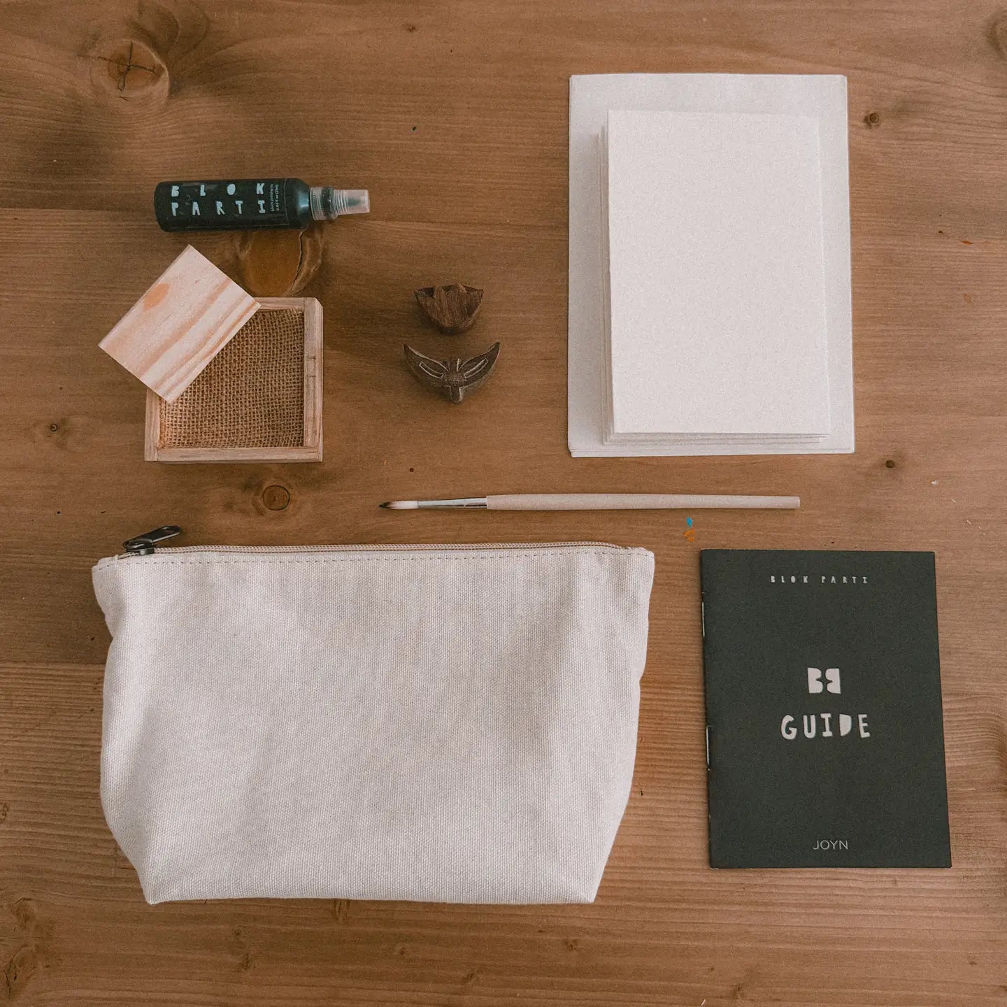 Tulip Pouch Block Printing Kit