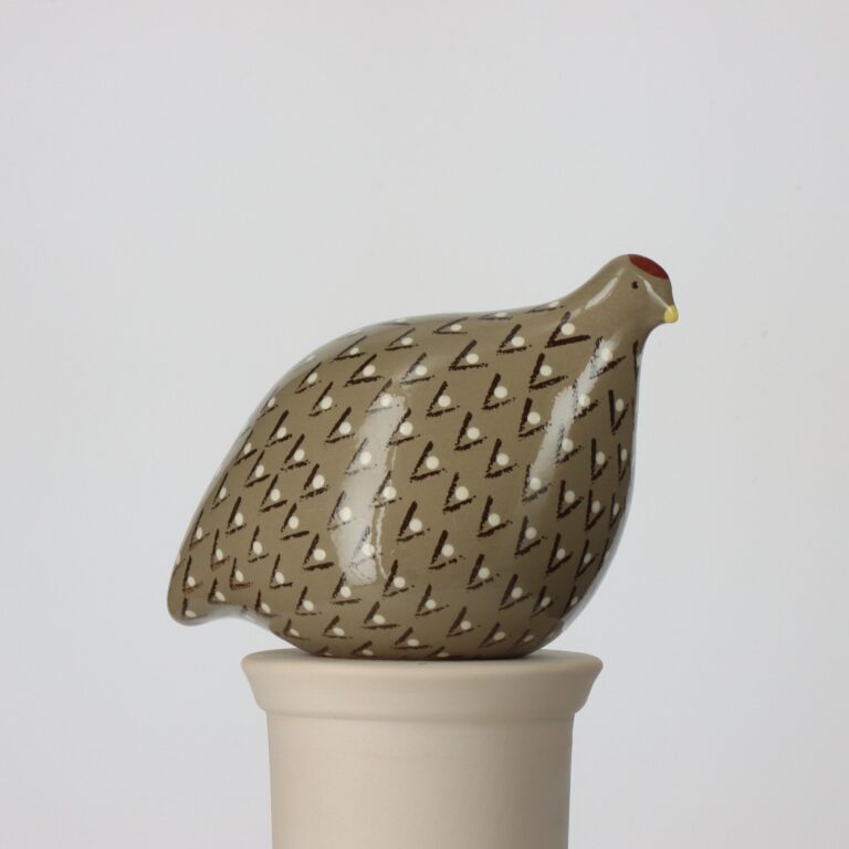 Quail Grey Spotted Black