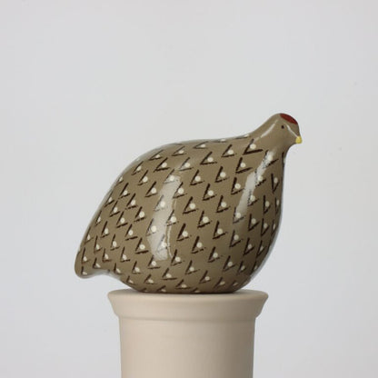 Quail Grey Spotted Black