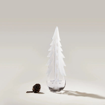 Simon Pearce Snowy Branches Evergreen Tree