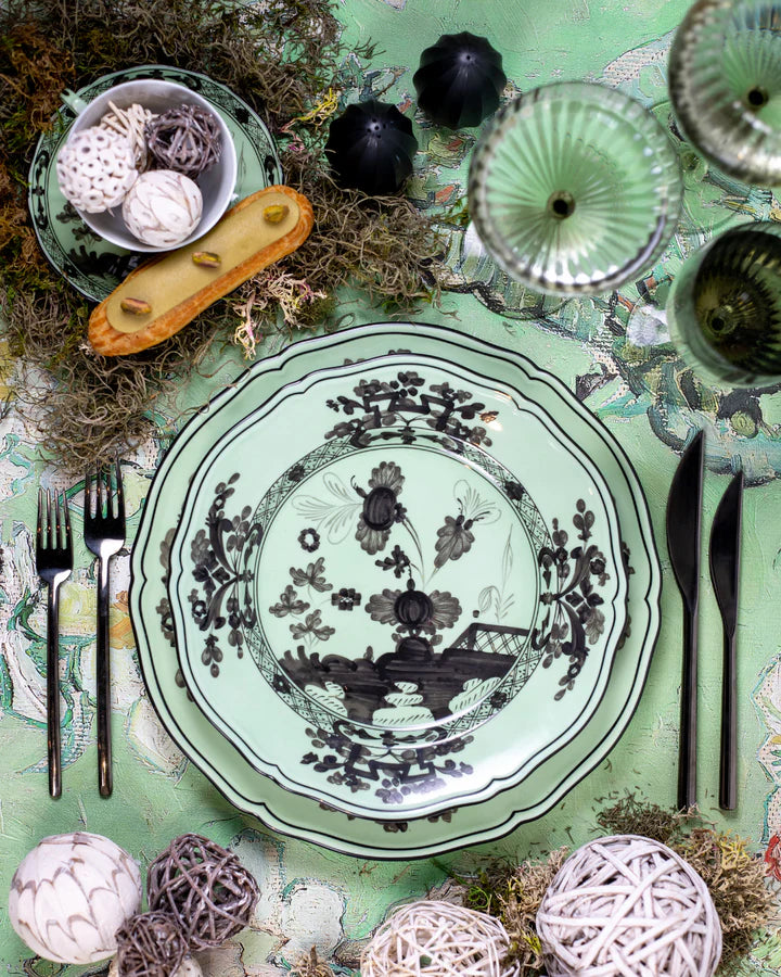 Oriente Italiano Bario Flat Plate (Dinner Plate), Ginori 1735