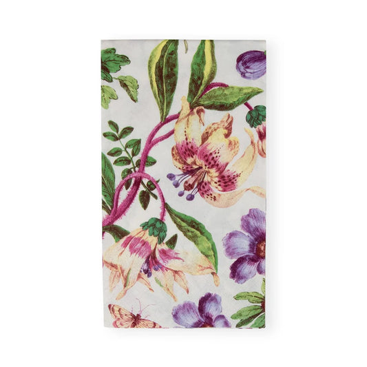 Porcelain Blooms Ivory Guest Towel