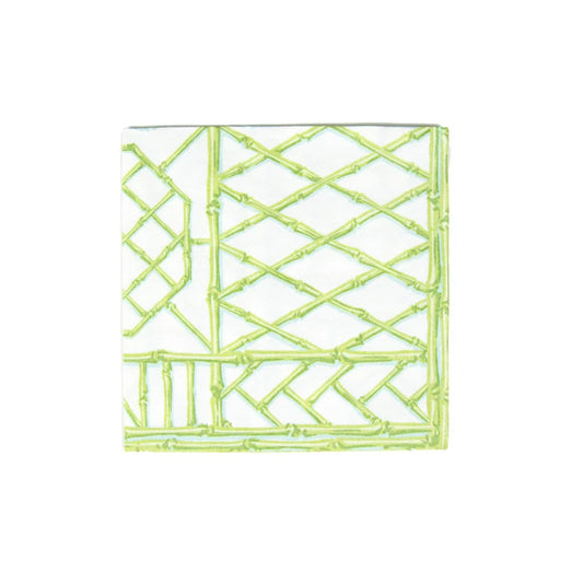 Bamboo Screen Moss Green Luncheon
