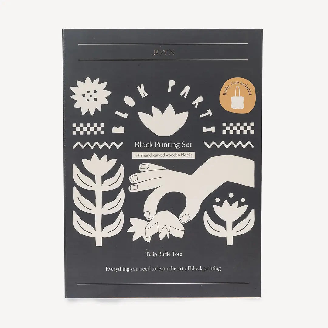 Tulip Ruffle Tote Block Printing Kit