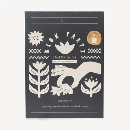 Tulip Ruffle Tote Block Printing Kit