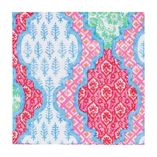 Provencale Cotton Napkin in Pink Multi