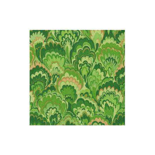 Marbled Ceramica Green Napkins