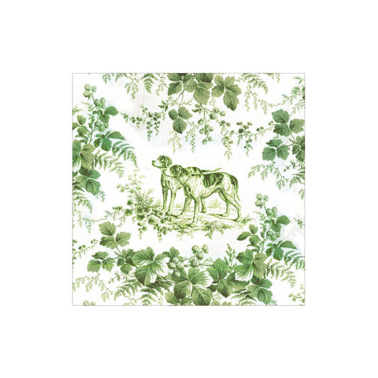 Hunting Toile Evergreen Napkins