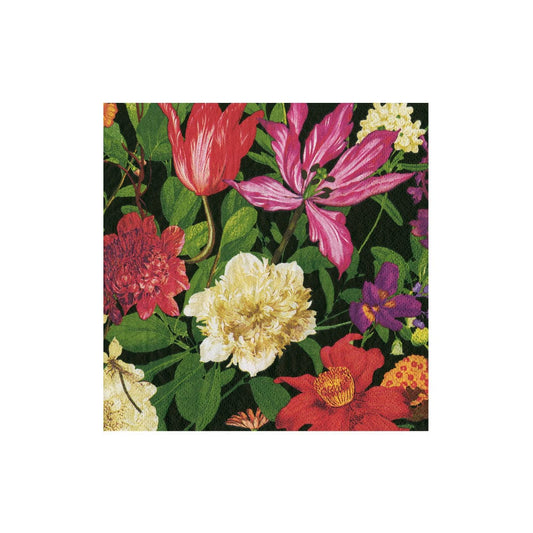 Dutch Floral Black Napkins