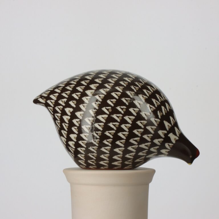 Quail Black Spotted White