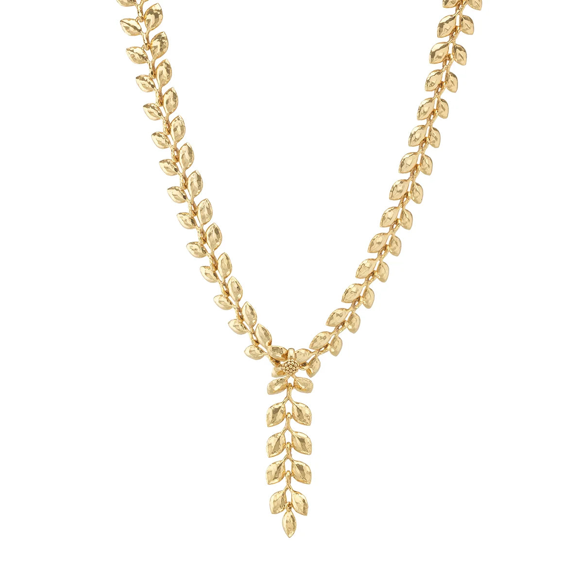 Golden Laurel Convertible Necklace in Gold, 16" +2", Capucine de Wulf