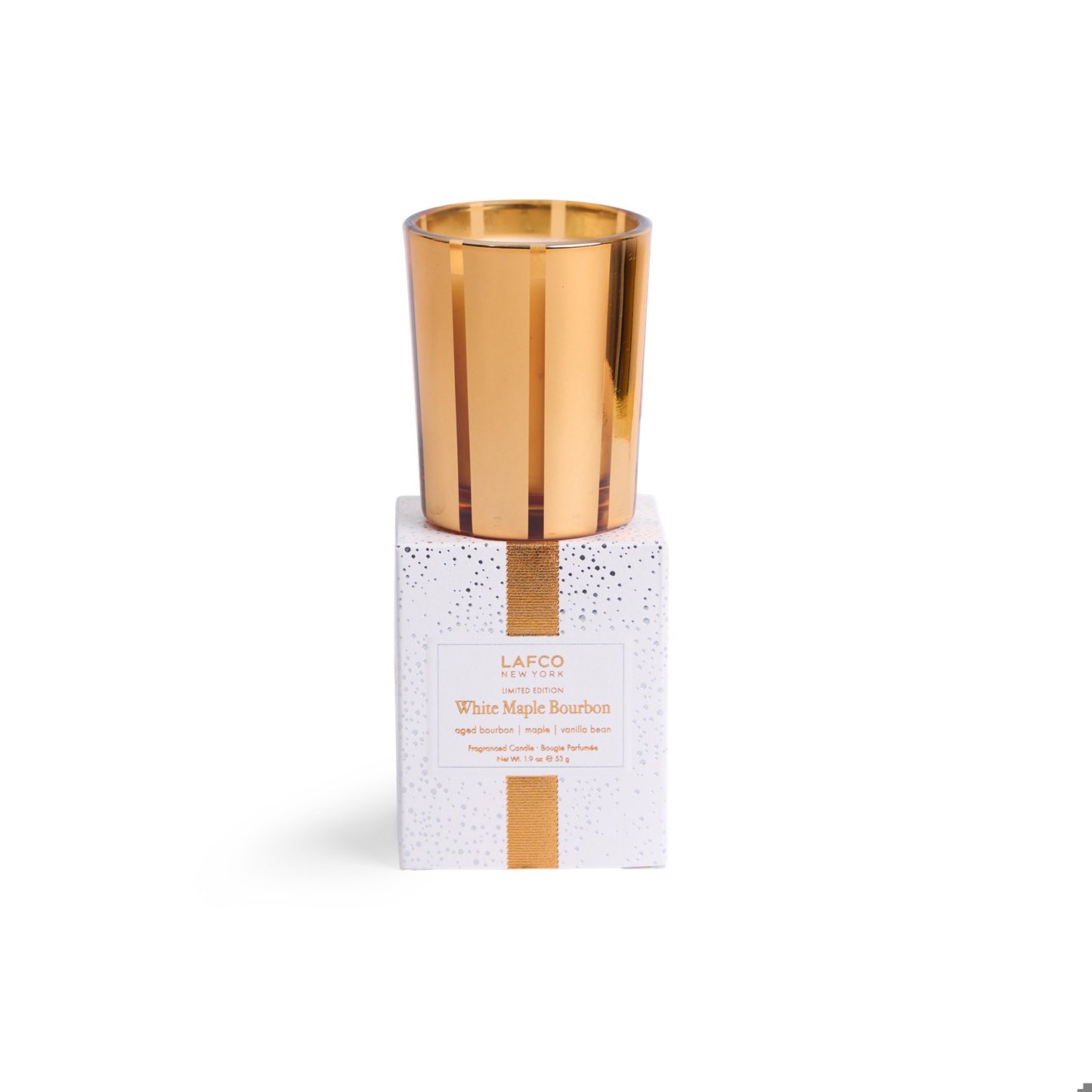 White Maple Bourbon 1.9oz. Votive Candle, LAFCO