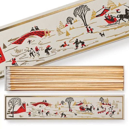 Winter Snowscape, Long Matchbox