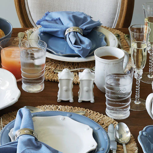 Juliska Berry & Thread Whitewash Salt & Pepper Set