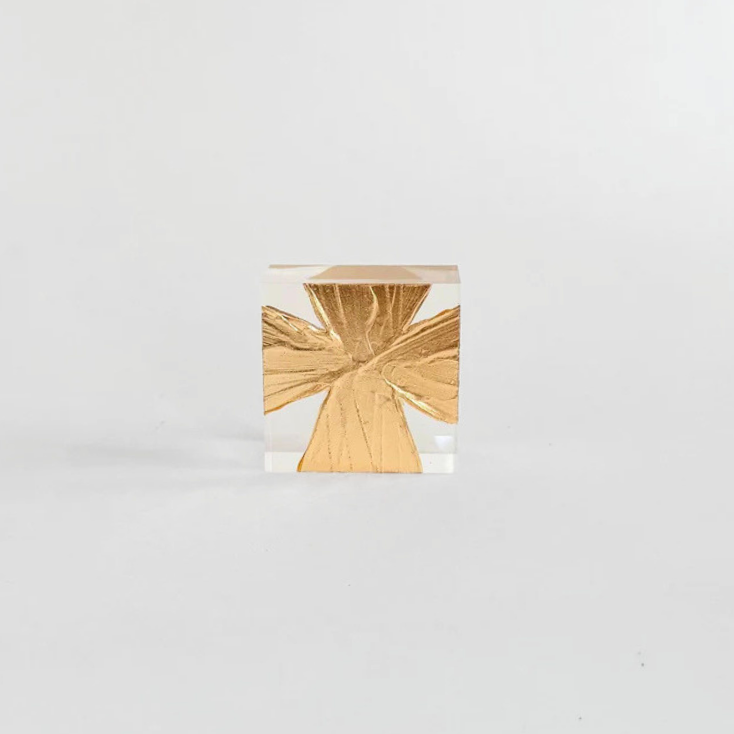 2 x 2 Wide Painted Cross Acrylic Block