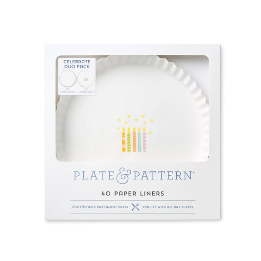 Celebrate Duo Preformed Plate Liners