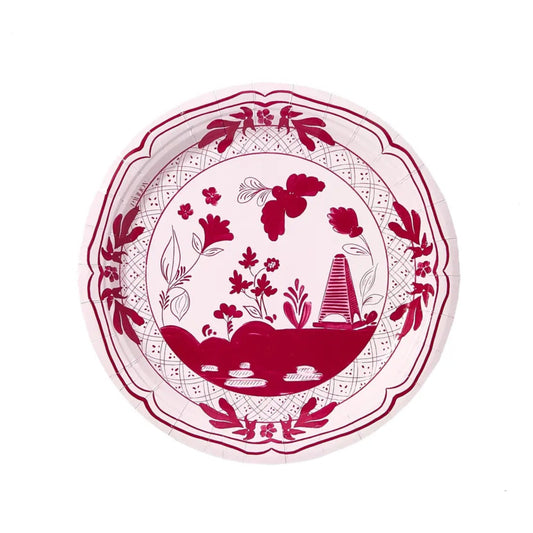 Beachside Pavilion Salad and Dessert Plates in Ballet & Berry (Pack of 50)