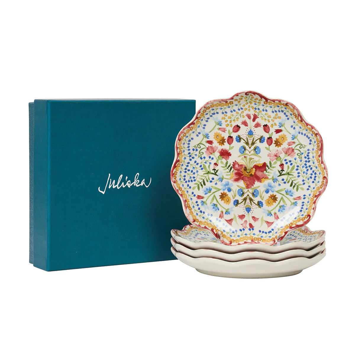 Juliska Sofia Side/Cocktail Plates (Set of 4)