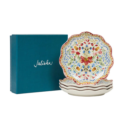 Juliska Sofia Side/Cocktail Plates (Set of 4)