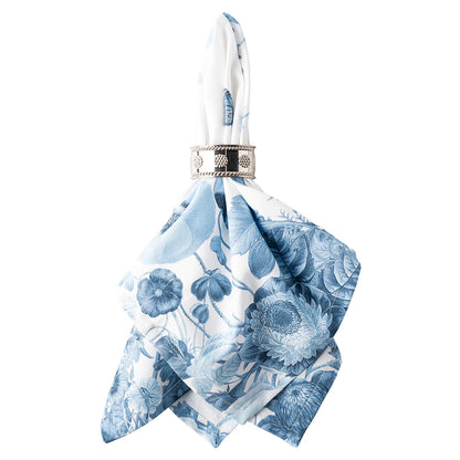 Juliska Field of Flowers Napkin in Chambray, Set of 4