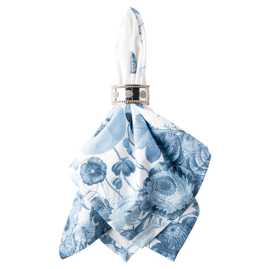 Juliska Field of Flowers Napkin in Chambray, Set of 4