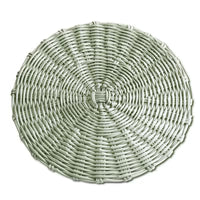 VIDA Sage Faux Wicker Placemats, Set of 4