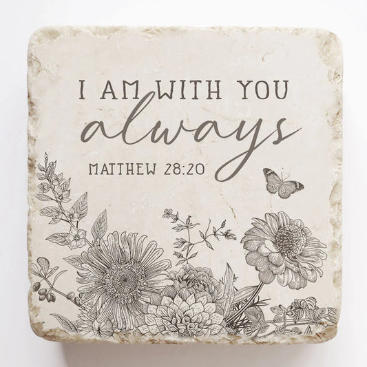 Matthew 28:20 Scripture Stone, Twelve Stone Art